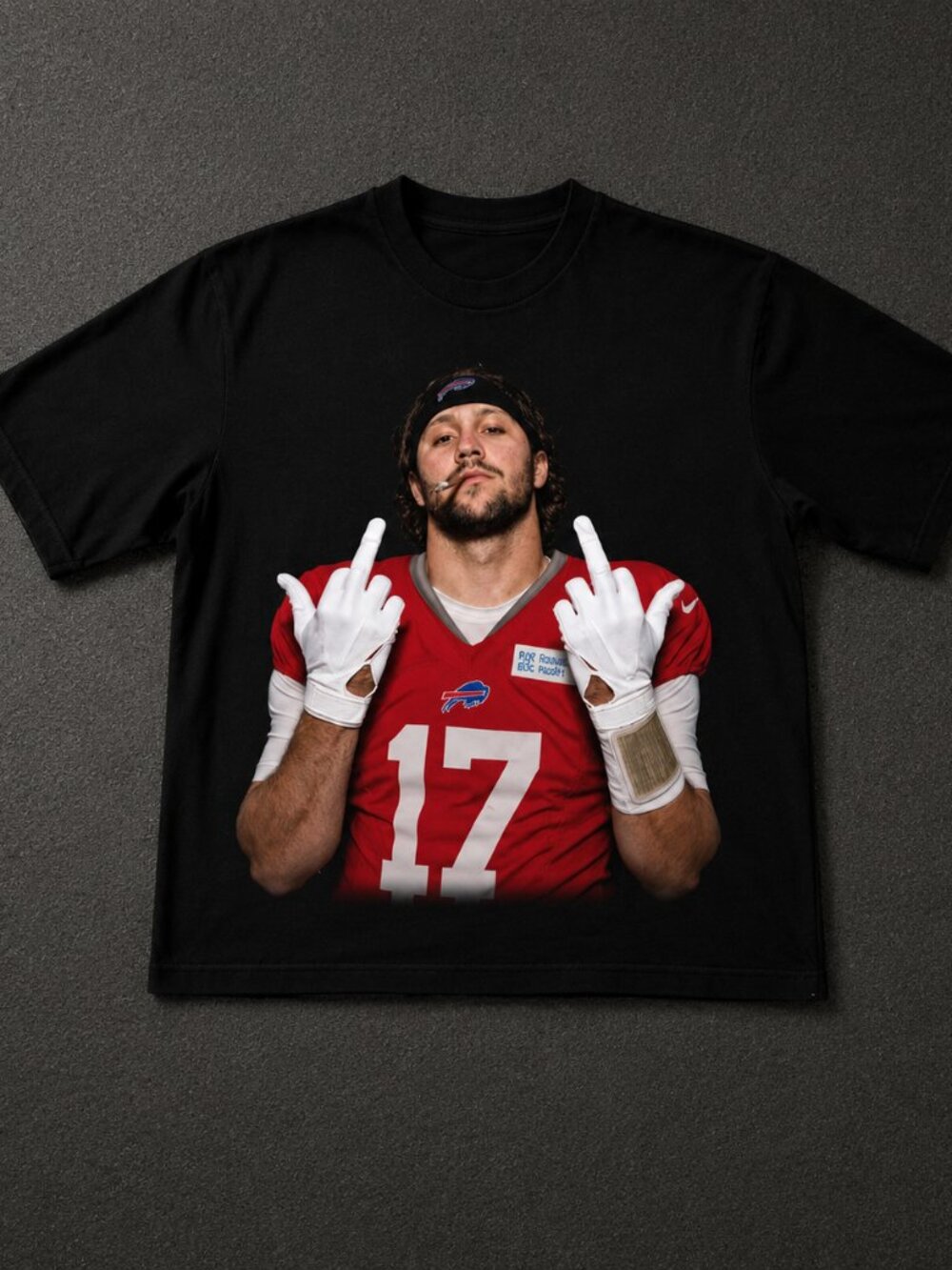Josh Allen Middle Finger T-Shirt